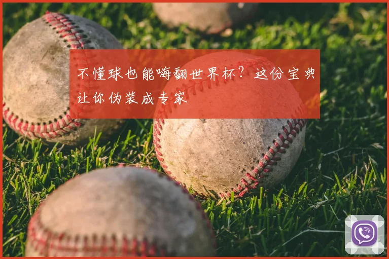 不懂球也能嗨翻世界杯?这份宝典让你伪装成专家