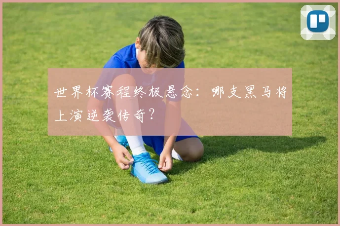 世界杯赛程终极悬念：哪支黑马将上演逆袭传奇？