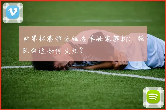 世界杯赛程分组名单独家解析:强队命运如何交织?