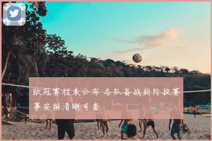 欧冠赛程表公布 各队备战新阶段赛事安排清晰可查