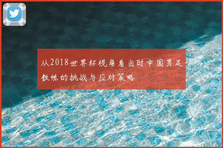 从2018世界杯视角看当时中国男足教练的挑战与应对策略
