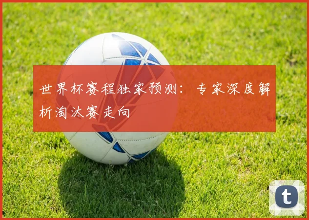 世界杯赛程独家预测：专家深度解析淘汰赛走向